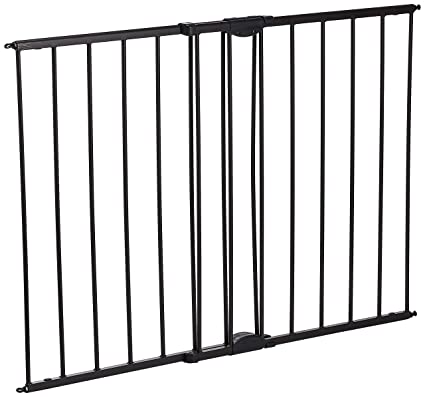 Photo 1 of Toddleroo by North States 47.85" Wide Easy Swing & Lock Baby Gate - Series 1: Ideal for Wider Areas and stairways. Hardware Mount. Fits Openings 28.68" - 47.85" Wide (31" Tall, Matte Bronze)
