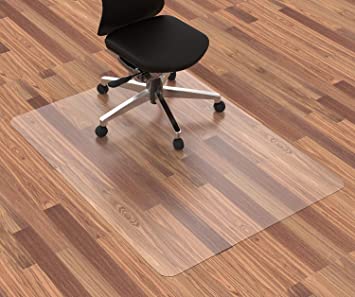 Photo 1 of HOMEK [Upgraded Version] Office Chair Mat for Hardwood Floor, 48” x 36” Desk Chair Mat for Hard Floor, Easy Glide for Chairs
