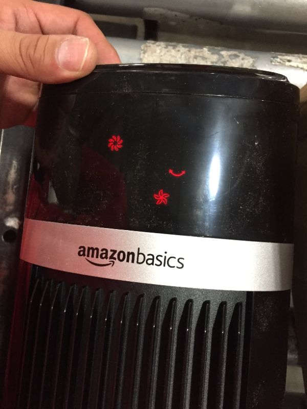 Photo 2 of Amazon Basics Oscillating 3 Speed Tower Fan with Remote
