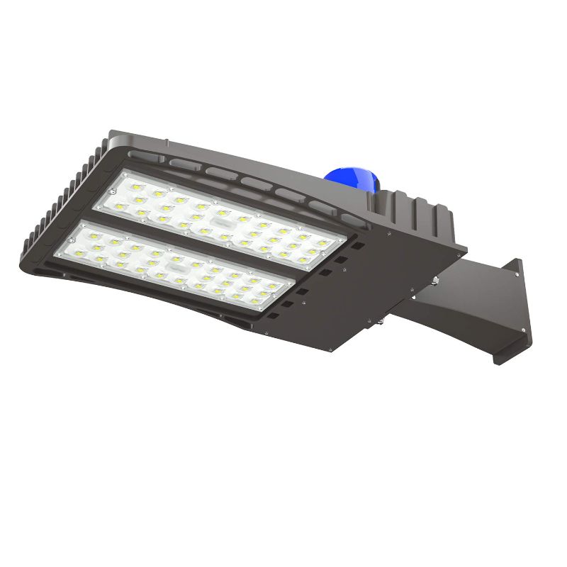 Photo 1 of AntLux 150W LED Parking Lot Lights Shoebox Pole Light, 18600lm 5000K, 450W HID/HPS Replacement, Outdoor Commercial Area Street Security Lighting Fixture, IP66 Waterproof, Arm Mount, Photocell Included
