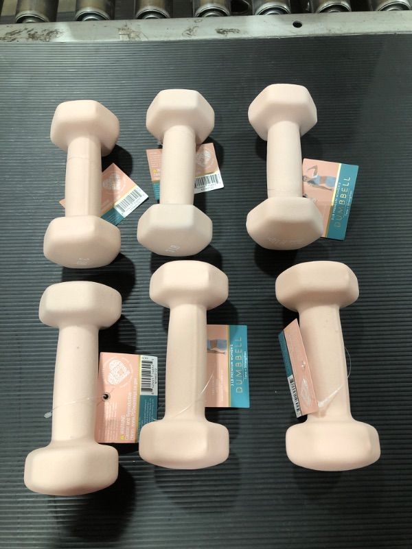 Photo 1 of 6 PACK Tone It Up Sports DumbBell - 3lbs

