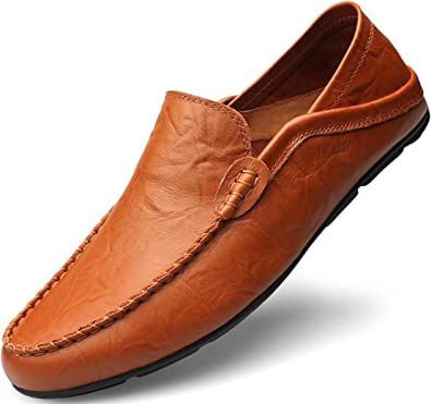 Photo 1 of Go Tour Men's Premium Genuine Leather Casual Slip on Loafers Breathable Driving Shoes Fashion Slipper
SIZE 10 MENS