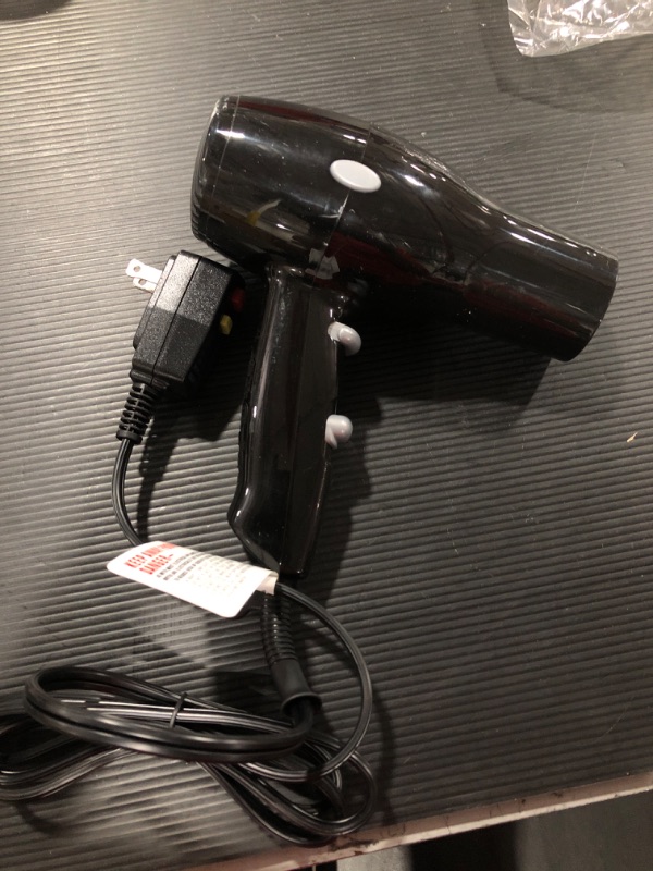 Photo 2 of Revlon Compact Hair Dryer | 1875W Lightweight Design, Perfect for Travel, (Black)
