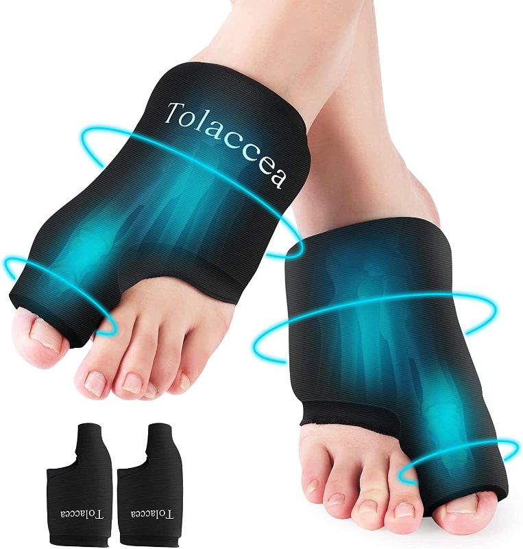 Photo 1 of Foot Ice Packs Big Toe for Pain Relief, Flexible Cold Pack for Bunion Relief, Reusable Gel Ice Pack for Hot and Cold Therapies, Ice Pack for Swelling, Sprained, Bruises, Post-Surgery Recovery
