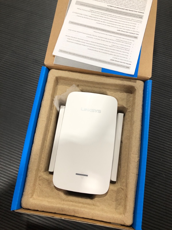 Photo 2 of Linksys WiFi Extender, WiFi 5 Range Booster, Dual-Band Booster, Compact Wall Plug Design, 1,000 Sq. ft Coverage, Speeds up to (AC750) 750Mbps - RE6300
