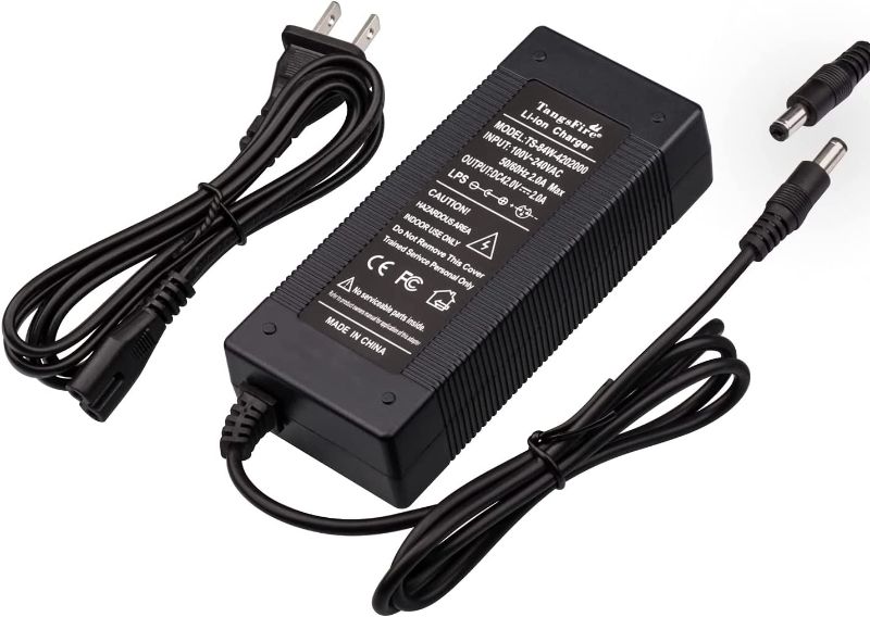 Photo 1 of 42V Charger 2Amp Scooter Charger Smart Universal Power Supply Charge DC 1-Prong Plug for 36V 10String Lithium Battery
