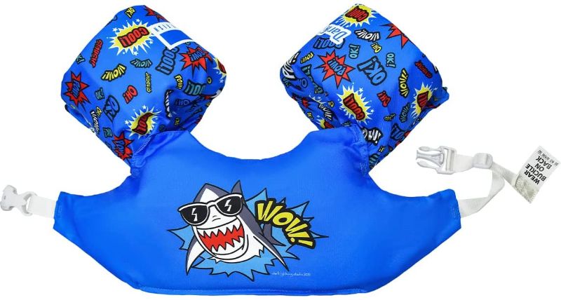 Photo 1 of Dark Lightning Upgraded Toddler Swim Vest, Kids U-Shaped Swimmies Floaties, Shark
UNKNOWN SIZE