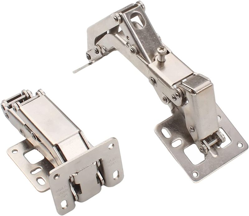 Photo 1 of 2-Piece Installation Concealed 175 Degree Large Angle Door Hinge Kitchen Hinge Adjustable 130-170 Degree Slottless Cabinet Door Hinge Easy to Install (2Pcs Hinges)
LOOSE HARDWARE