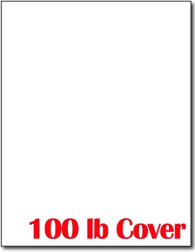 Photo 1 of 100lb Cover White Cardstock - 200 Sheets
