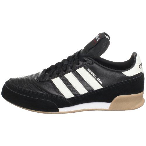 Photo 1 of Adidas Mundial Goal Indoor Soccer Shoe - Black/White-9.5
SIZE 9.5