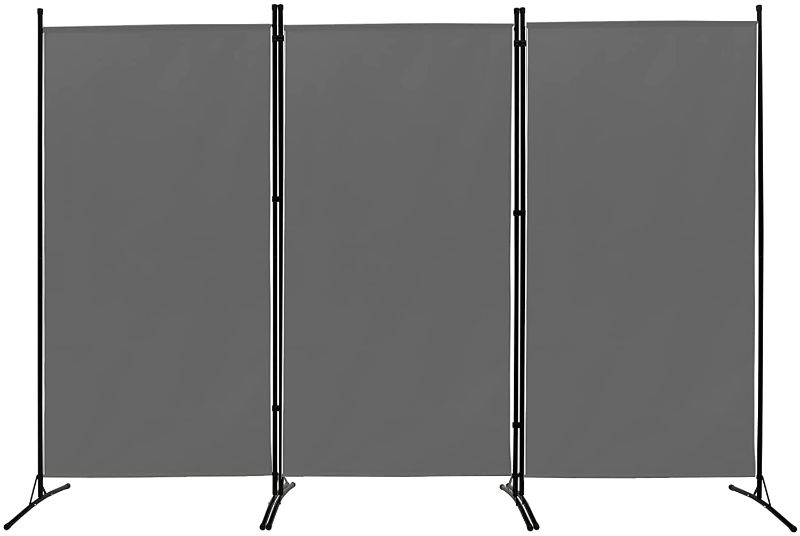 Photo 1 of ACTREY Outdoor/Indoor Room Divider (3-Panel), Folding Partition Privacy Screen for Office, School,Studio, Conference,Classroom, Dorm Room, Kids Room-102 W X 16" D x 71" H (Dark Grey)
LOOSE HARDWARE
