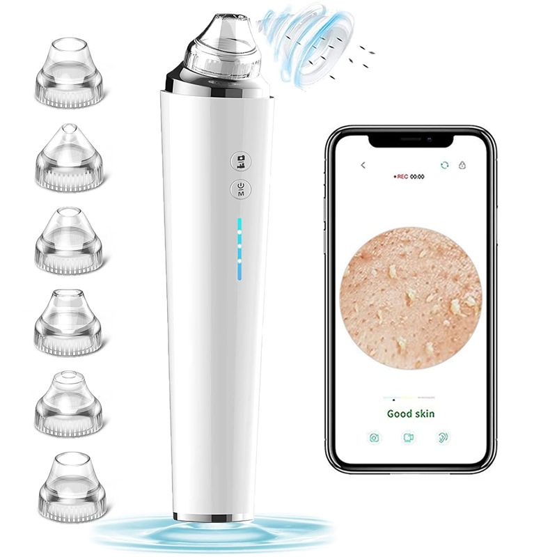 Photo 1 of Blackhead Remover Pore Vacuum with Camera, [FDA Certification] Black Head Remover Suctioner 3 Suction Power & 6 Probes, WiFi Real-Time Skin Screen,Upgraded Pimple Vacuum Acne Comedone Extractor
