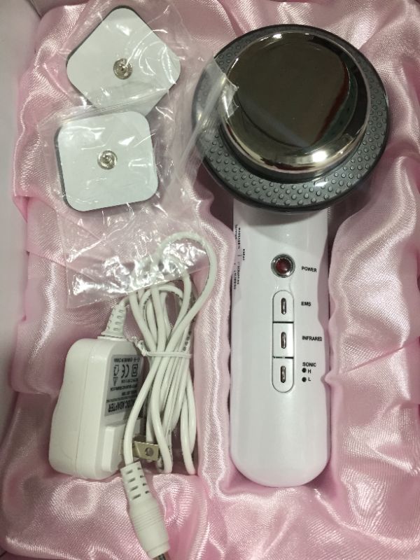 Photo 2 of 3 in 1 Body Slimming Device, Multifunction High Frequency Facial Machine Rejuvenates Skin Gives Toned Skin and Body Body Massager Device for Face, Arm, Waist, Belly, Leg, Hip

