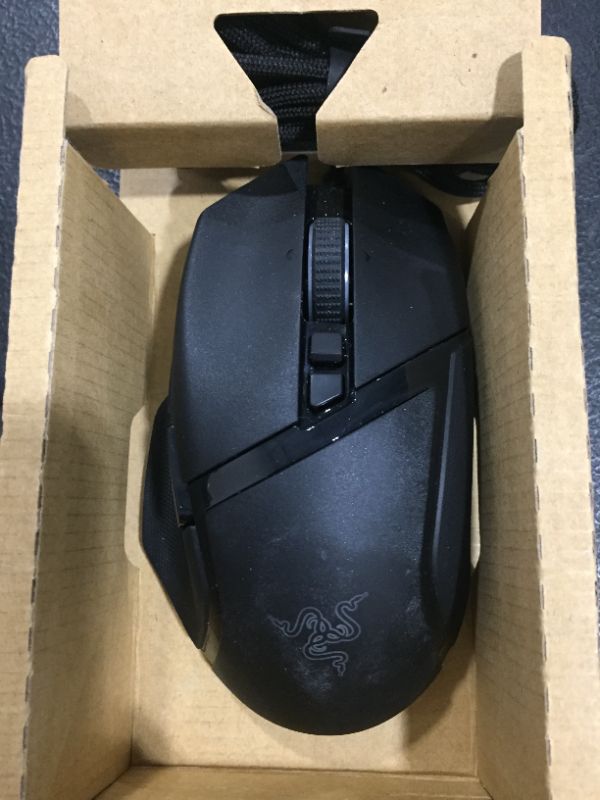 Photo 2 of Razer Basilisk V3 Customizable Ergonomic Gaming Mouse: Fastest Gaming Mouse Switch - Chroma RGB Lighting - 26K DPI Optical Sensor - 11 Programmable Buttons - HyperScroll Tilt Wheel - Classic Black
