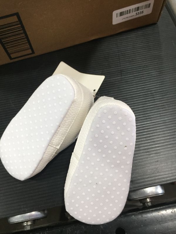 Photo 2 of CRIB SHOES 
WHITE SIZE 12-18 MONS