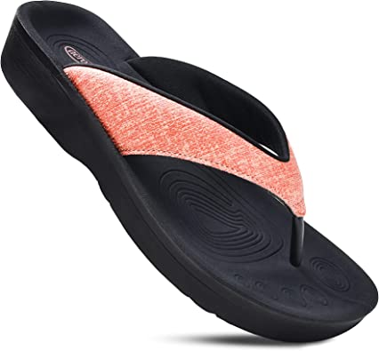 Photo 1 of AEROTHOTIC Original Orthotic Comfort Thong Style Flip Flops Sandals for Women with Arch Support for Comfortable Walk
