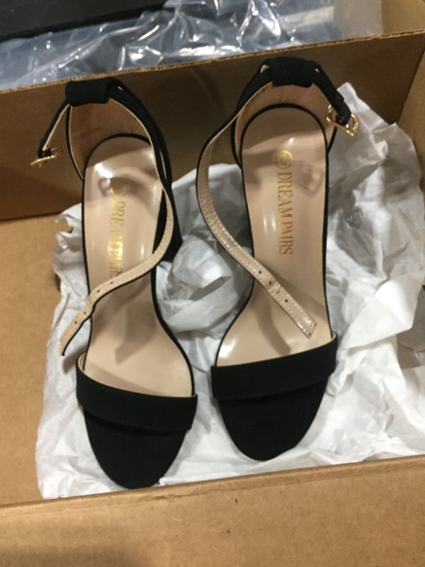 Photo 1 of WOMENS HEELS 
SIZE 5 BLACK