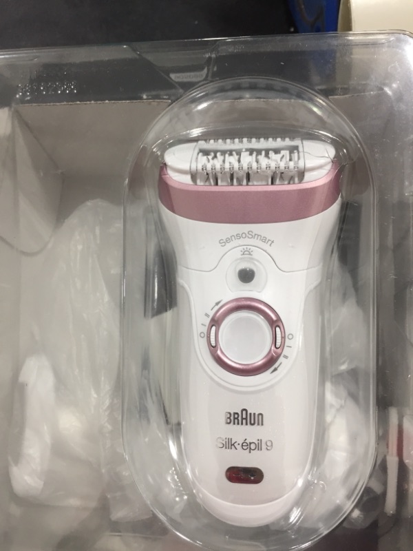Photo 2 of Braun Epilator Silk-épil 9 9-720, Hair Removal for Women, Wet & Dry, Womens Shaver & Trimmer, Cordless, Rechargeable
