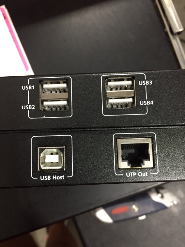 Photo 5 of AV Access USB Extender Over Cat5e/6/6a/7 196ft/60M, 4 USB 2.0 Ports, Plug and Play, No Driver, Supports All Operating System, Keyboard and Mouse USB Over Ethernet
