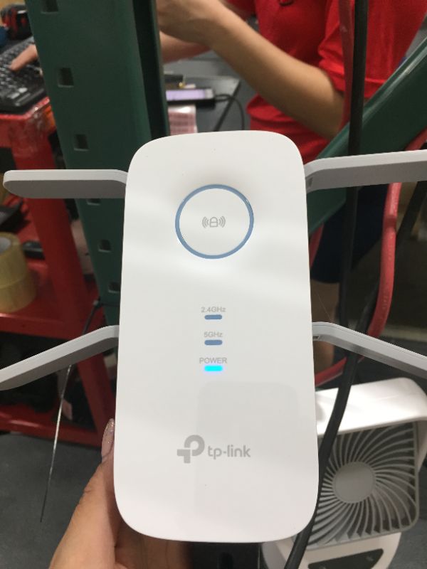 Photo 2 of TP-Link AC2600 WiFi Extender(RE650), Up to 2600Mbps, Dual Band WiFi Range Extender, Gigabit port, Internet Booster, Repeater, Access Point,4x4 MU-MIMO
