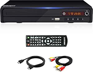 Photo 1 of DVD Player for TV, DVD Player with HDMI & AV Output (HDMI & AV Cable Included), All-Region Free, USB/MIC Input,DVD/CD/MP3 Disc Player,CD Players for Home
