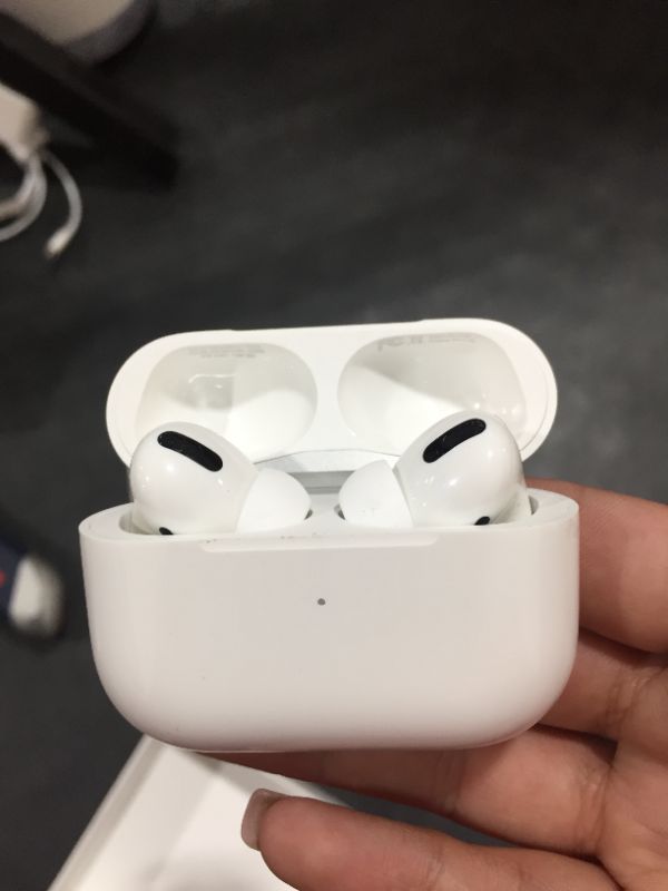 Photo 2 of Apple AirPods Pro Wireless Earbuds with MagSafe Charging Case. Active Noise Cancelling, Transparency Mode, Spatial Audio, Customizable Fit, Sweat and Water Resistant. Bluetooth Headphones for iPhone
