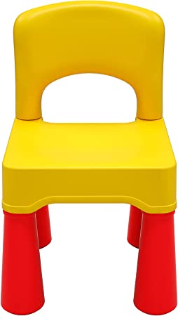 Photo 1 of Plastic Toddler Chair, Durable and Lightweight, 9.3" Height Seat, Indoor or Outdoor Use for Boys Girls for 18+ Months (Yellow)
