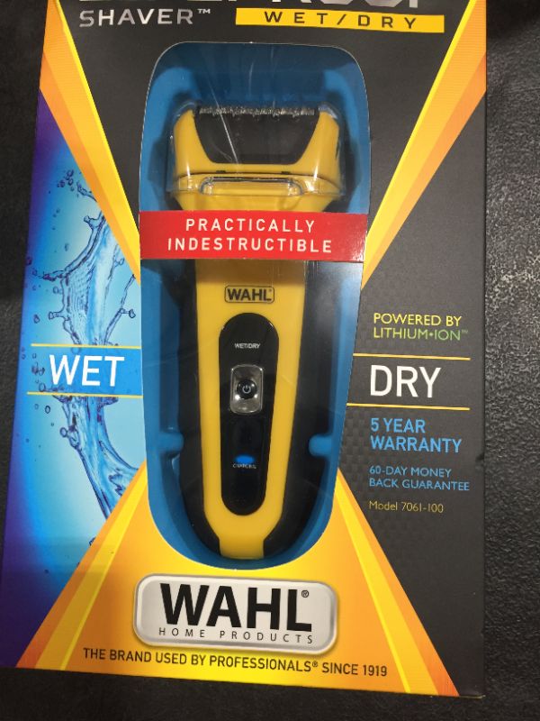 Photo 2 of Remington Virtually Indestructible Foil Shaver 5100 PF7855, Yellow
