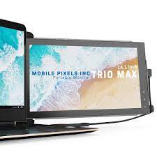 Photo 1 of Mobile Pixels Trio Max Portable Monitor, 14'' Full HD IPS Dual Triple Monitor for laptops, USB C/USB A Portable Screen,Windows/Mac/OS/Android/Switch Compatible (1x Monitor Only)
