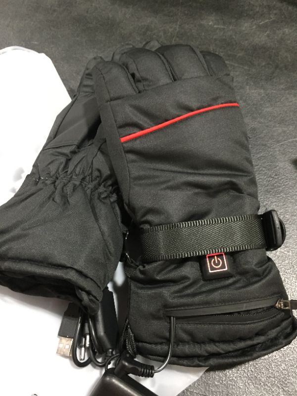 Photo 1 of AKASO Heated Gloves for Men Women, Electric Heated Ski Gloves Best Gift, Size  Medium

