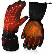 Photo 1 of AKASO Heated Gloves for Men Women, Electric Heated Ski Gloves Best Gift, Size  Medium
