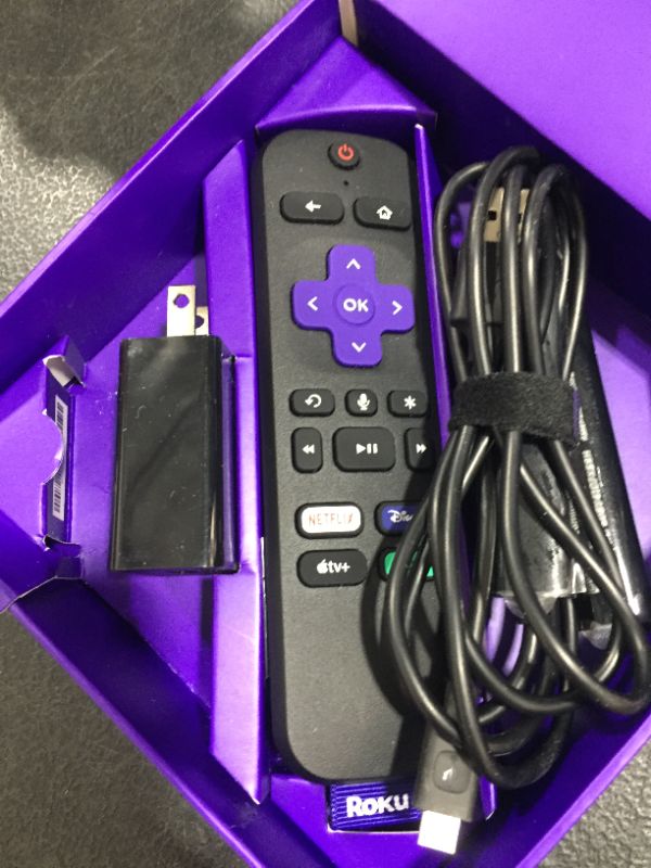 Photo 2 of Roku Streaming Stick 4K 2021 | Streaming Device 4K/HDR/Dolby Vision with Roku Voice Remote and TV Controls
