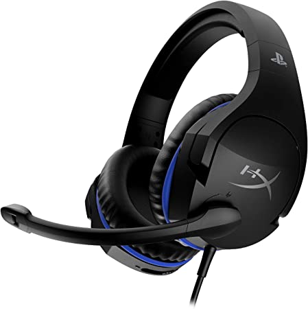 Photo 1 of HyperX Cloud Stinger - Gaming Headset, Official Licensed for PS4 and PS5, Lightweight, Rotating Ear Cups, Memory Foam, Comfort, Durability, Steel Sliders, Swivel-to-Mute Noise-Cancellation Mic
