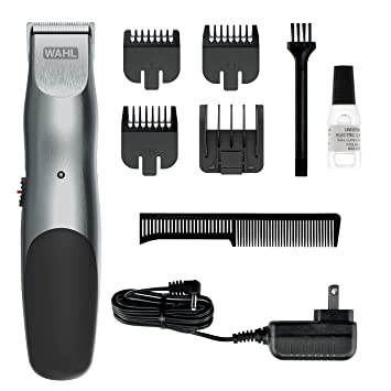 Photo 1 of Wahl Groomsman Corded or Cordless Beard Trimmer for Men - Rechargeable Grooming Kit for Facial Hair - Hair Clipper, Shaver, & Groomer - Model 9918-6171V
