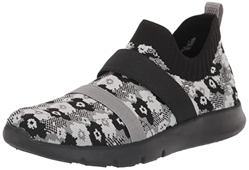 Photo 1 of Spenco Women's Karma Stretch Floral Sneaker, Black, 8 Wide
