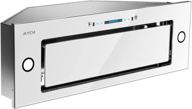 Photo 1 of IKTCH 30'' Built-in/Insert Range Hood, 900 CFM tempered glass with Gesture Sensing & Touch Control, Ducted/Ductless Convertible, 2 Pcs Adjustable Lights IKB01-30W
