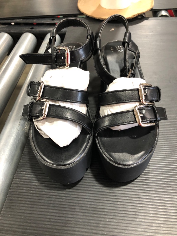 Photo 1 of Black Platform heels. Size 7