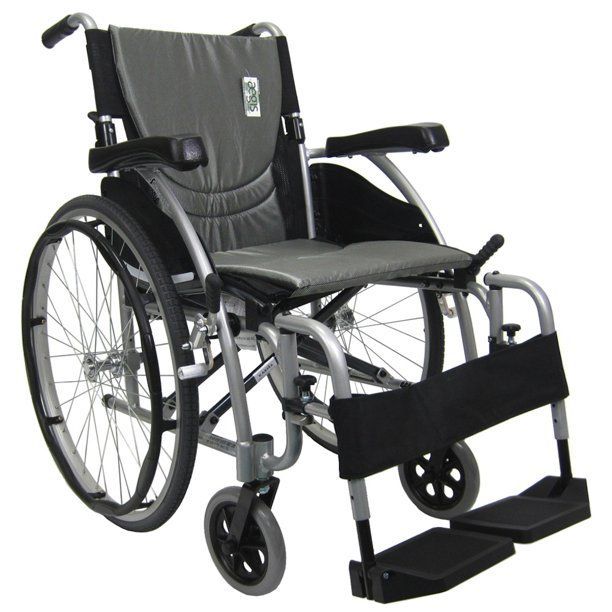 Photo 1 of 18 inch Aluminum Wheelchair with Swing Away Footrests,