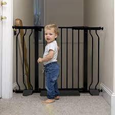 Photo 1 of Anshy Meng 40” Auto Close Baby Gate for Stairs and Doorways Extra Tall and Wide Safety Child Gate Easy Walk Thru Durable Dog Gate for House. Includes 2.5-Inch and 5.5-Inch Extension(Black)
