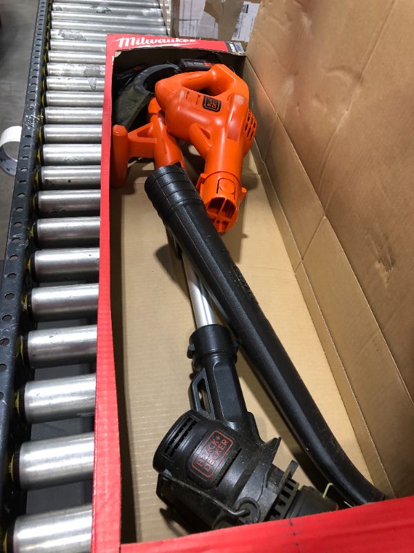 Photo 2 of BLACK+DECKER 20-Volt Max 10-in Straight Cordless String Trimmer with Attachment Capable and Edger Capable (Battery Included)

