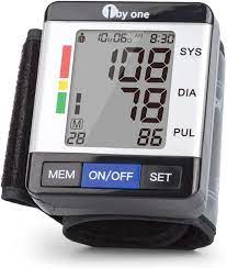 Photo 1 of 1byone Bluetooth Wrist Blood Pressure Monitor Cuff, Automatic BP Monitor Wireless Digital Pressure Machine, 2 Users, Work with app, 180 Groups Memory, Export Data,Batteries Included
