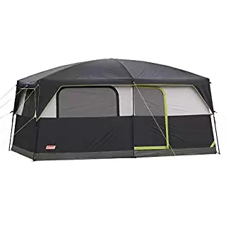 Photo 1 of Coleman Prairie Breeze 9 Person 14 X 10' Weathertec Camping Tent, Fan, And Light