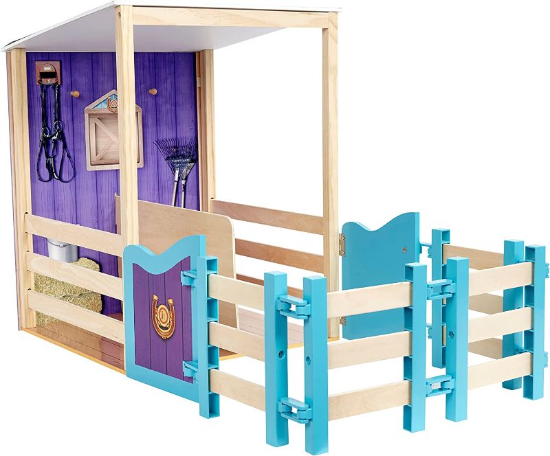 Photo 1 of Journey Girls Wooden Horse Stable, by Just Play
