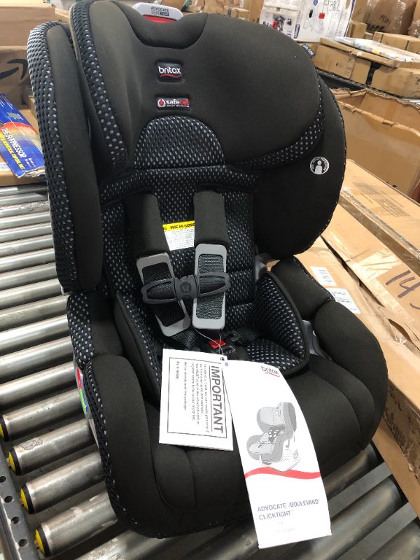 Photo 2 of Britax Boulevard ClickTight Convertible Car Seat, Cool Flow Grey
