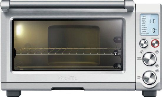 Photo 1 of Breville - the Smart Oven Pro Convection Toaster/Pizza Oven - Brushed Stainless Steel
