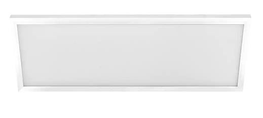 Photo 1 of 1x4 FT LED Flat Panel Selectable CCT Flush Mount Light, 4800lm, 48W Dimmable Edge-Lit Ceiling Light Fixture