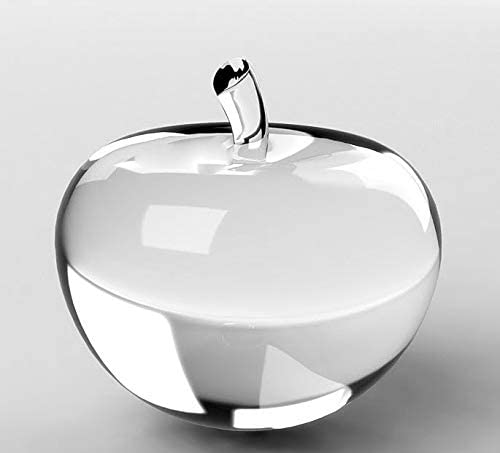 Photo 1 of Amlong Crystal Optical Crystal Apple Paperweight 3 inch Diameter with Gift Box

