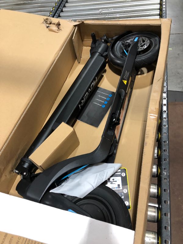Photo 1 of Hover-1 Blackhawk Electric Folding Kick Scooter | 18MPH, 28 Mile Range, 6HR Charge, LCD Display, 10 Inch High-Grip Tires, 220LB Max Weight, Certified & Tested - Safe for Kids, Teens & Adults,
