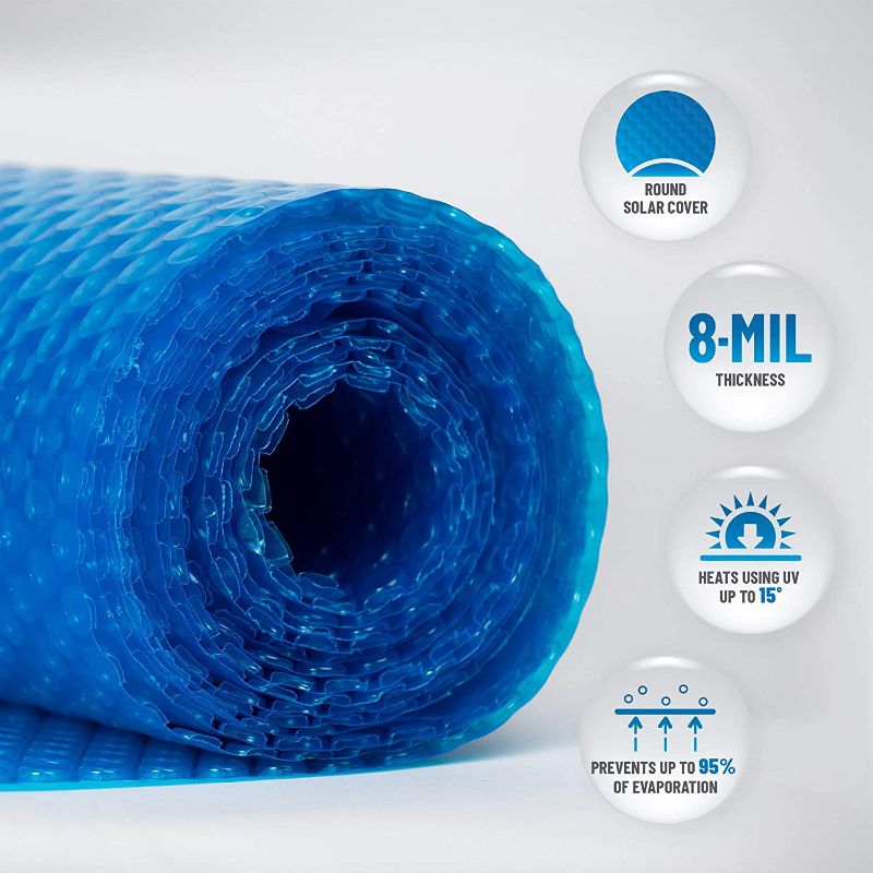 Photo 1 of Blue Wave NS100 8-mil Solar Blanket, 12-Feet
