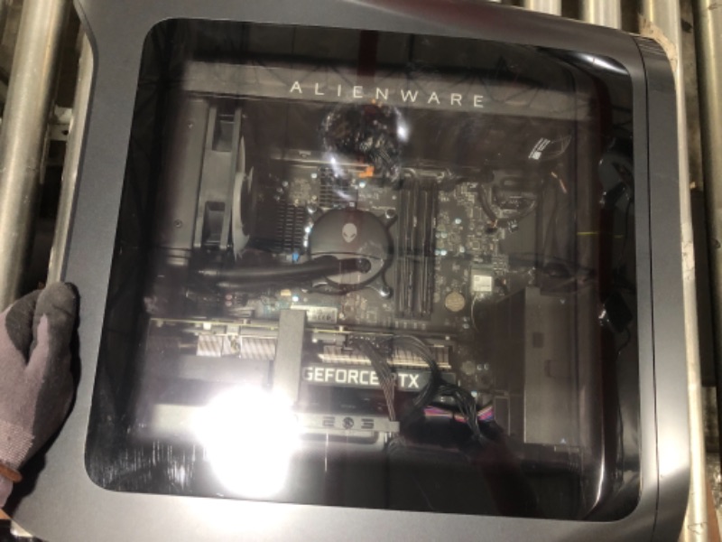 Photo 5 of Alienware Aurora R14 Liquid Cooled Gaming Desktop - AMD Ryzen 9 5900, 32GB 3466MHz RAM, 1TB SDD + 2TB HDD, NVIDIA GeForce RTX 3080 10GB GDDR6X Graphics, VR Ready, USB-C, Windows 11 Home – Black
